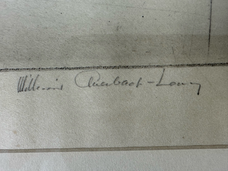 William Auerbach-Levy (1889-1964, Belarus / United States) Hand Signed Etching On Paper, Man With Hat 11 X 13 Framed 17 X 19.5 [Photo 10]