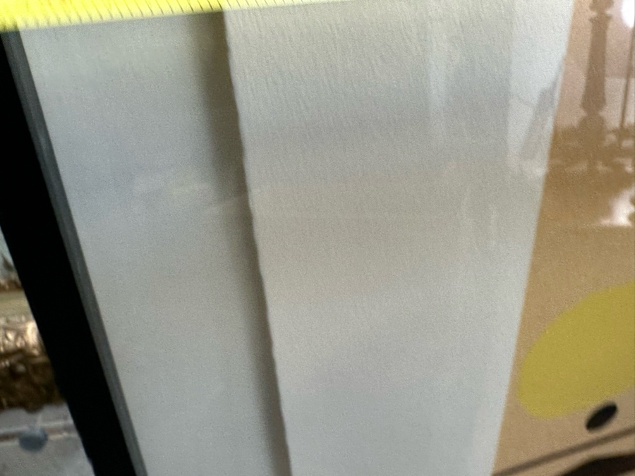 Victor Pasmore (1908-1998, British) Composite Image: Orange And Indigo 1984 Screenprint In Colors On Arches Paper Signed With Initials, Dated And Numbered 47 Of 70 Published By Marlborough Fine Art, London England 17 X 21 Framed 34 X 28 [Photo 18]