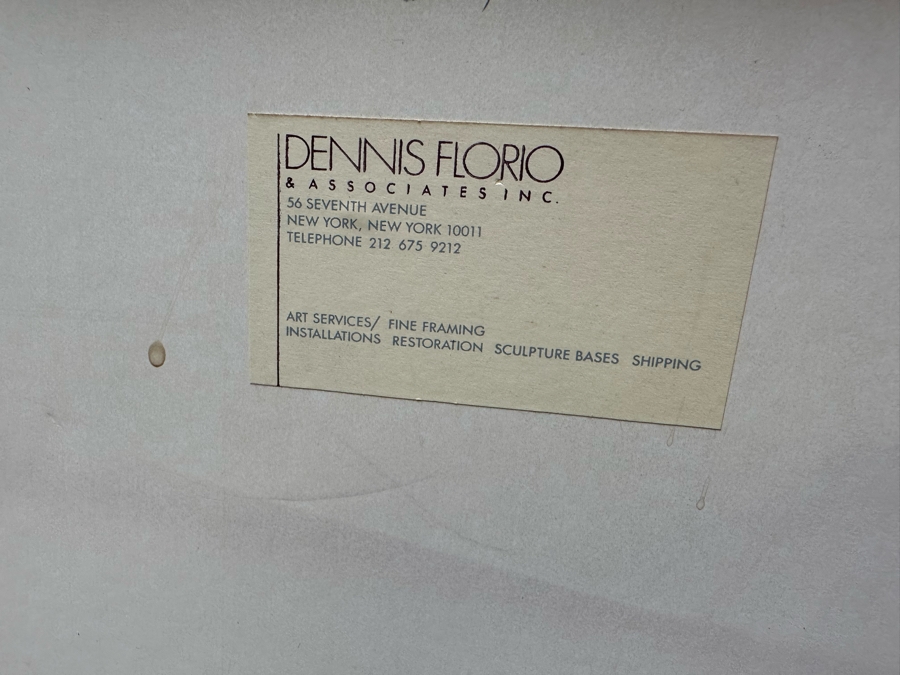 Victor Pasmore (1908-1998, British) Composite Image: Orange And Indigo 1984 Screenprint In Colors On Arches Paper Signed With Initials, Dated And Numbered 47 Of 70 Published By Marlborough Fine Art, London England 17 X 21 Framed 34 X 28 [Photo 21]