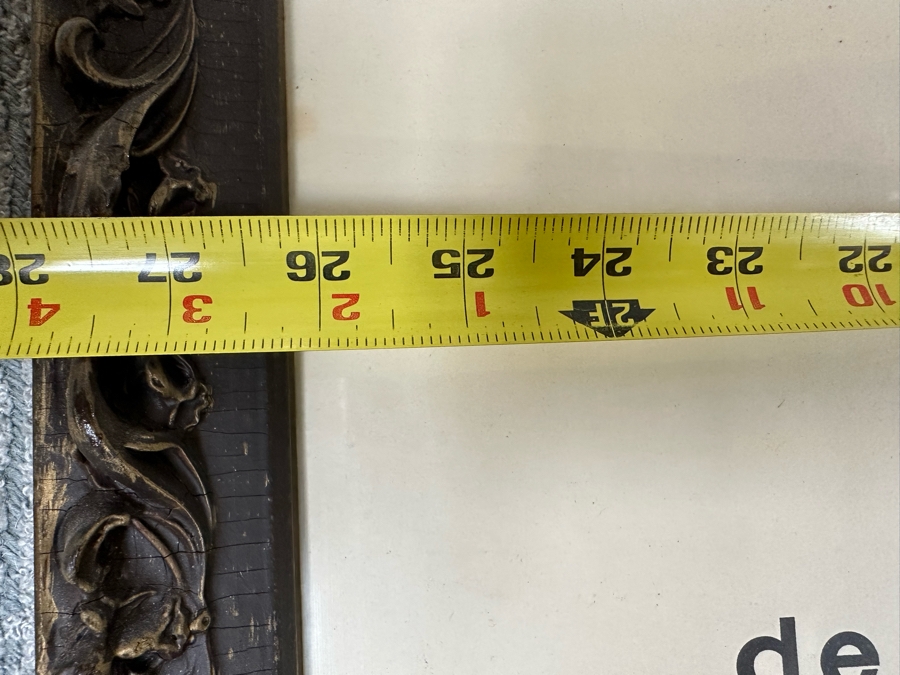 Willem De Kooning (1904-1997, Dutch/American) Hand Signed Original 1963 Paris Art Exhibition Poster Titled 31 Peintres Americains (31 American Painters) Charles Sorlier Lithograph Pencil Signed 'de Kooning' - Fernand Mourlot 26 X 36 Framed 30 X 39 [Photo 11]