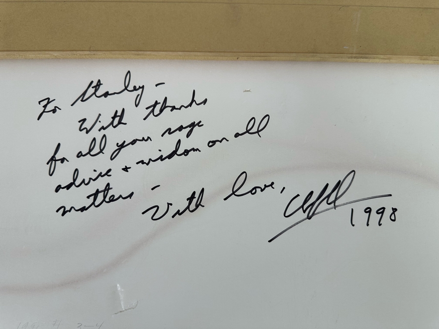 Clifford Ross (B. 1952, American) Unique Proof Photograph Titled 'North Salem II' 18 X 22 3/16 1995 Framed 35 X 29 Hand Signed On Back [Photo 7]