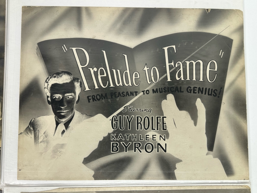 Collection Of Four Silver Nitrate Title Movie Lobby Card Negatives 14 X 11 [Photo 4]