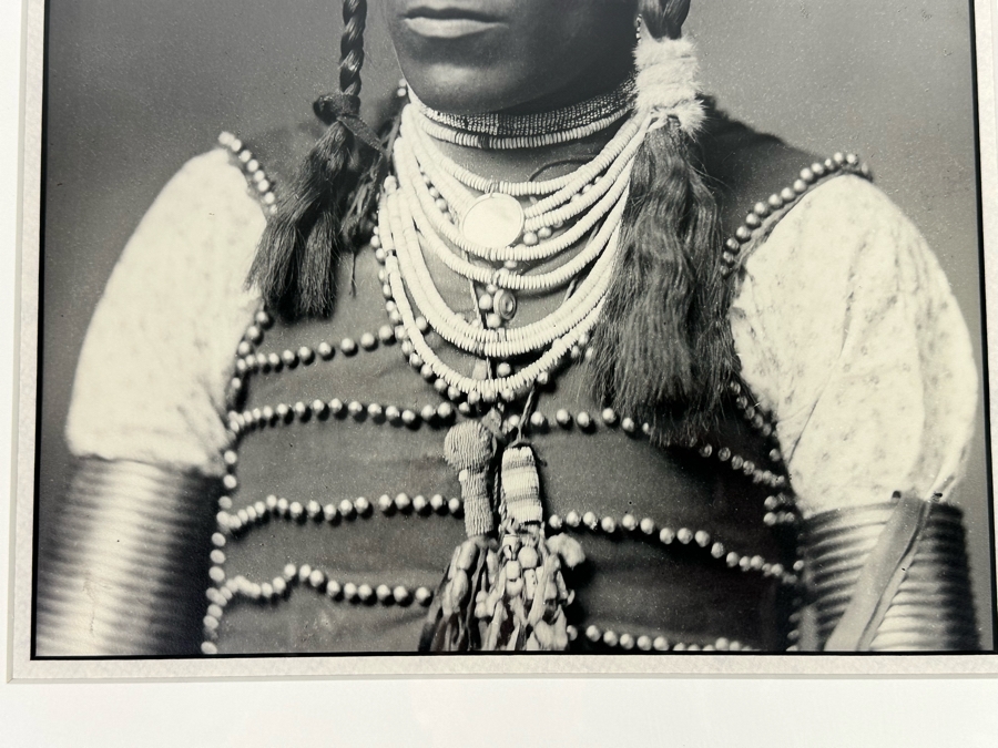 Frank Jay Haynes (1853-1921) Photograph Of 'Me Catchem' Crow 1883 F. Jay 11.5 X 16 Framed 24.5 X 29.5 [Photo 8]