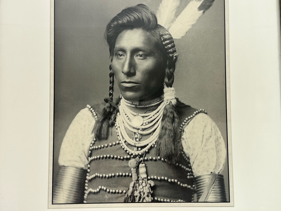 Frank Jay Haynes (1853-1921) Photograph Of 'Me Catchem' Crow 1883 F. Jay 11.5 X 16 Framed 24.5 X 29.5 [Photo 10]