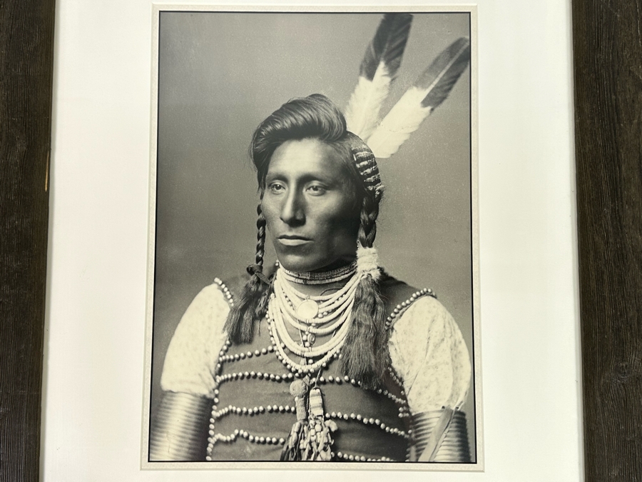 Frank Jay Haynes (1853-1921) Photograph Of 'Me Catchem' Crow 1883 F. Jay 11.5 X 16 Framed 24.5 X 29.5 [Photo 3]