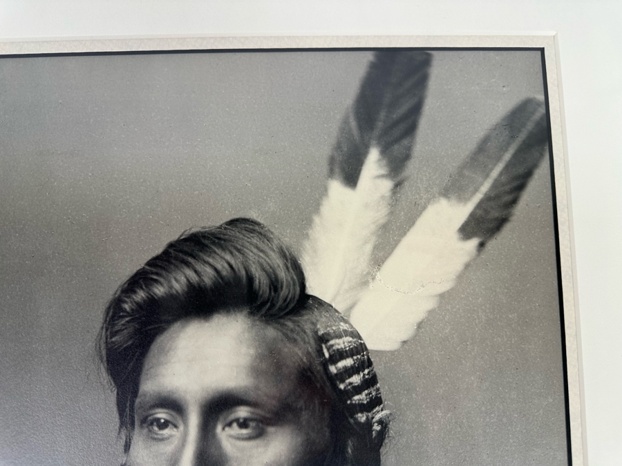 Frank Jay Haynes (1853-1921) Photograph Of 'Me Catchem' Crow 1883 F. Jay 11.5 X 16 Framed 24.5 X 29.5 [Photo 5]