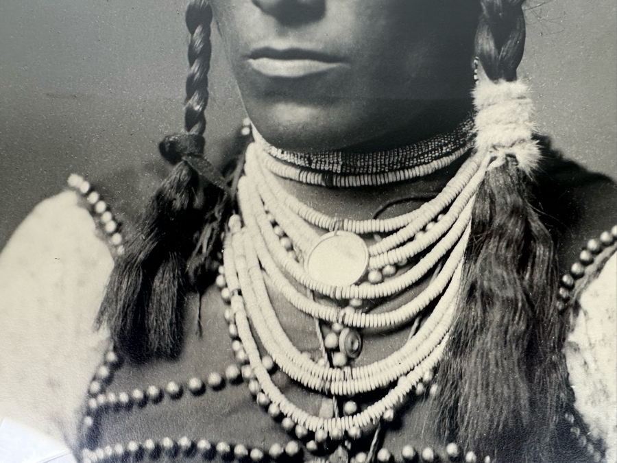 Frank Jay Haynes (1853-1921) Photograph Of 'Me Catchem' Crow 1883 F. Jay 11.5 X 16 Framed 24.5 X 29.5 [Photo 7]