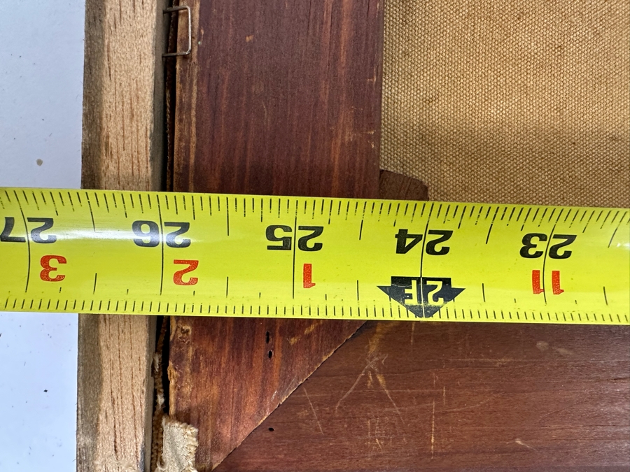 Original Painting On Canvas Of Ballet Girls Signed Apert 26 X 20 [Photo 11]