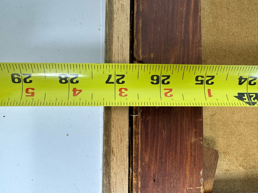 Original Painting On Canvas Of Ballet Girls Signed Apert 26 X 20 [Photo 13]