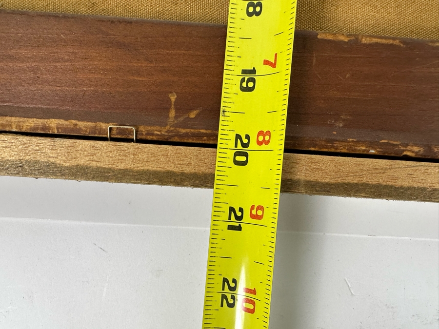 Original Painting On Canvas Of Ballet Girls Signed Apert 26 X 20 [Photo 12]