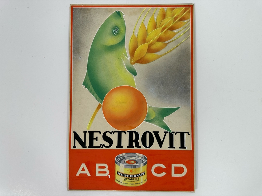 Original Advertising Illustration Drawing For Marketing Nestrovit Multivitamin Tablets 10 X 14.5 [Photo 4]