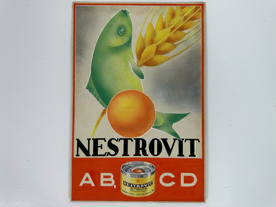 Original Advertising Illustration Drawing For Marketing Nestrovit Multivitamin Tablets 10 X 14.5 [Photo 3]