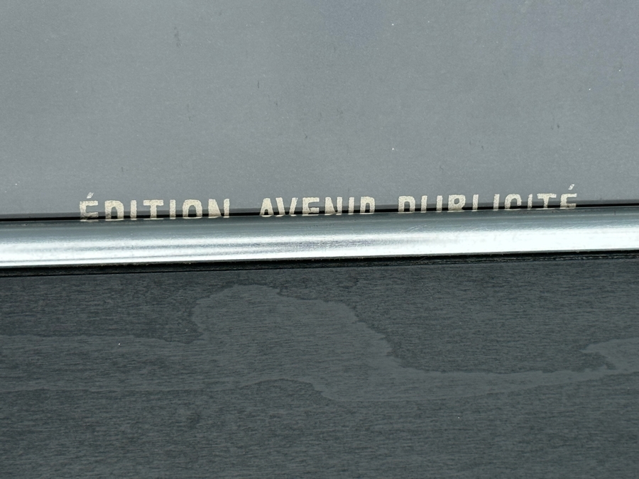 Large Original Vintage Jean Rouille The Tie French Poster 45 X 60 Framed 51 X 67 [Photo 4]