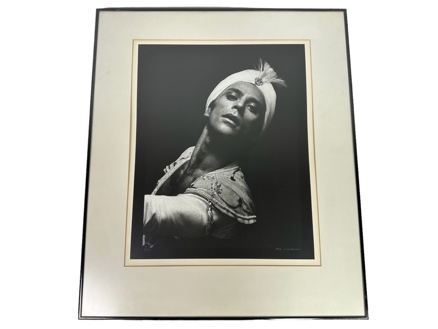 Max Waldman (1919-1981) Original Hand Signed Limited Portrait Gelatin Silver Print Photograph Of Ivan Nagy (Hungarian Ballet Dancer) Numbered 5 Of 25 And Hand Signed By Max Waldman 16 X 20 Framed 24 X 28 [Photo 2]