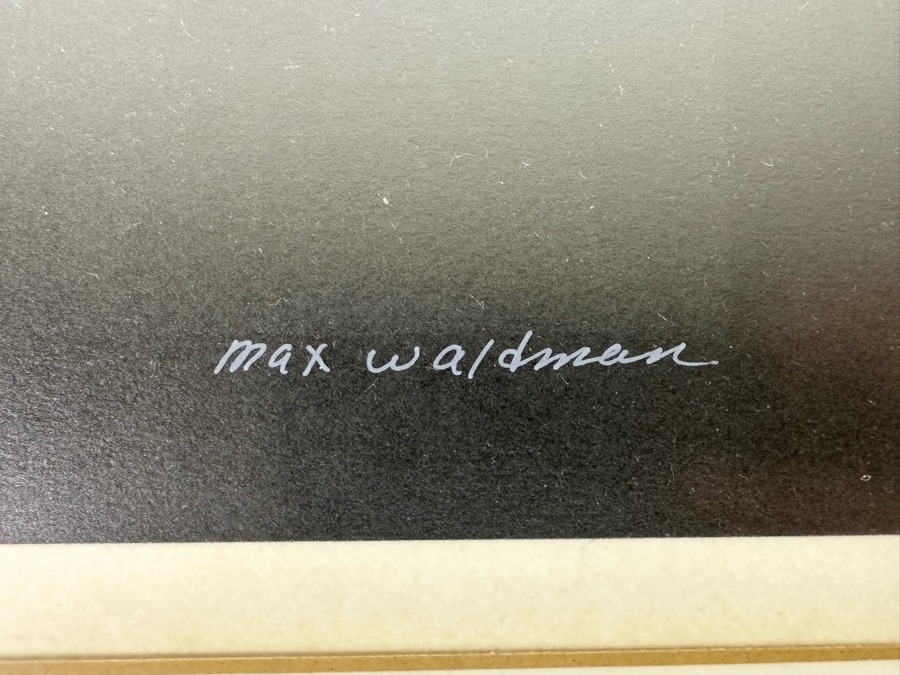 Max Waldman (1919-1981) Original Hand Signed Limited Portrait Gelatin Silver Print Photograph Of Ivan Nagy (Hungarian Ballet Dancer) Numbered 5 Of 25 And Hand Signed By Max Waldman 16 X 20 Framed 24 X 28 [Photo 8]