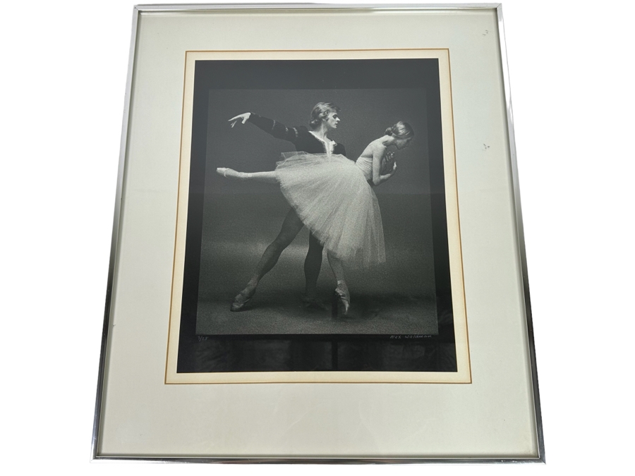 Max Waldman (1919-1981) Original Hand Signed Limited Portrait Gelatin Silver Print Photograph Of Giselle Performed By Natalia Makarova & Mikhail Baryshnikov American Ballet Theatre 1974 3 Of 25 Hand Signed By Max Waldman 16 X 20 Framed 24 X 28 [Photo 3]