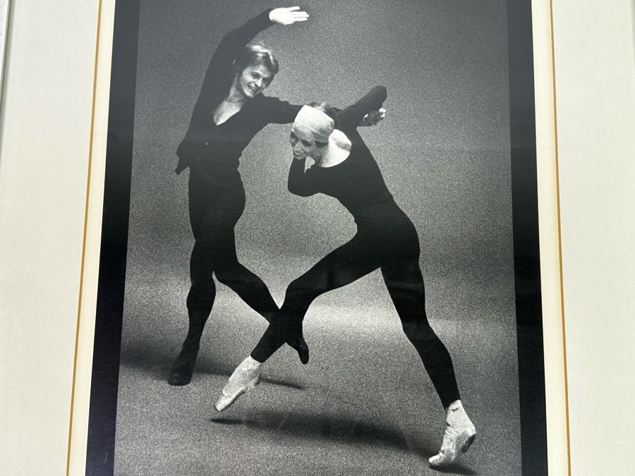 Max Waldman (1919-1981) Original Hand Signed Limited Portrait Gelatin Silver Print Photograph At Rehearsal Of Natalia Makarova & Mikhail Baryshnikov 1974 Numbered 12 Of 25 And Hand Signed By Max Waldman 16 X 20 Framed 24 X 28 [Photo 8]