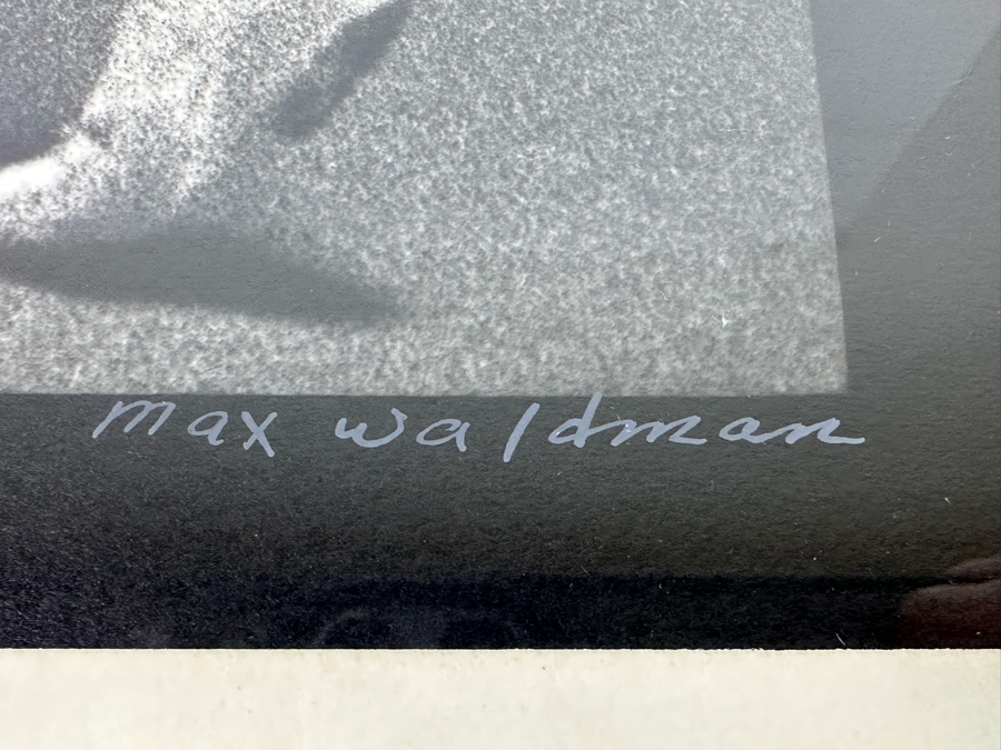 Max Waldman (1919-1981) Original Hand Signed Limited Portrait Gelatin Silver Print Photograph At Rehearsal Of Natalia Makarova & Mikhail Baryshnikov 1974 Numbered 12 Of 25 And Hand Signed By Max Waldman 16 X 20 Framed 24 X 28 [Photo 10]