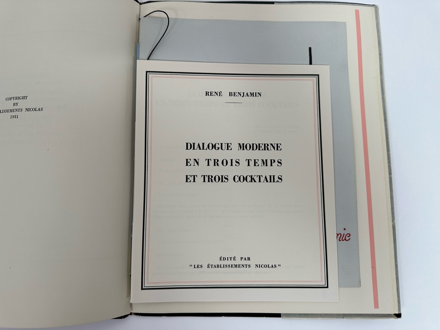 Paul Iribe (1883-1935, French) Set Of Three Triptychs From 1931 Titled 'Rose Et Noir' Pink And Black 9.5 X 12 Beautifully Framed 38 X 18 - See Details [Photo 27]