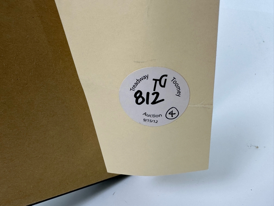 Paul Iribe (1883-1935, French) Set Of Three Triptychs From 1931 Titled 'Rose Et Noir' Pink And Black 9.5 X 12 Beautifully Framed 38 X 18 - See Details [Photo 10]