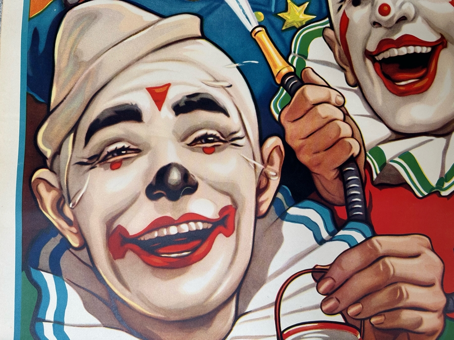 Vintage Coming! Yankee Smith Circus Poster Printed In USA By Donaldson Litho Co Newport, KY No. 5922 28 X 42 [Photo 5]