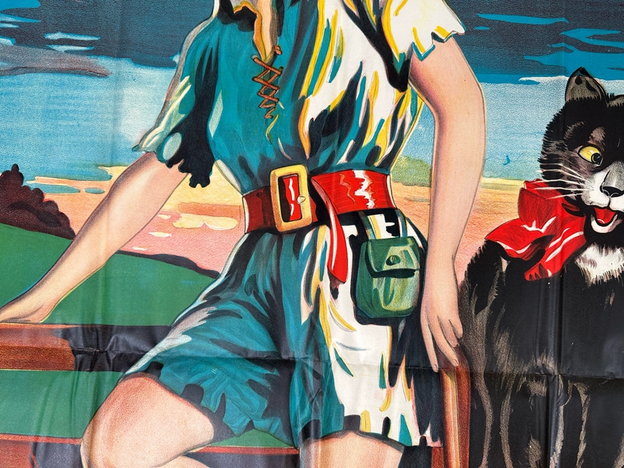 Vintage Dick Whittington 10 Miles From London Pantomime Poster 40 X 60 [Photo 8]