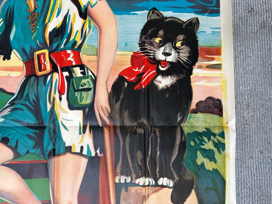Vintage Dick Whittington 10 Miles From London Pantomime Poster 40 X 60 [Photo 5]