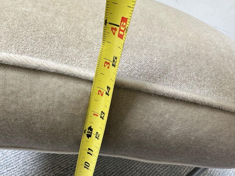 Vintage Art Deco Armchair 25W X 38D X 33H With Matching Ottoman 20W X 16D X 15H In Style Of Donald Deskey / Kem Weber For Lloyd [Photo 22]