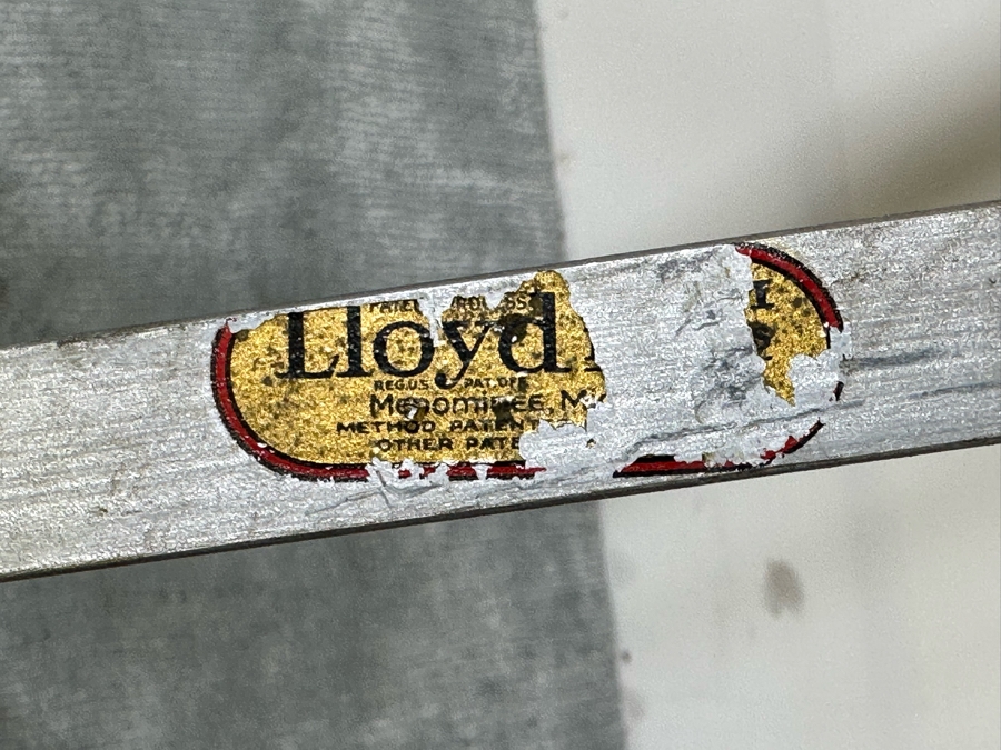 Vintage Art Deco Armchair 25W X 38D X 33H With Matching Ottoman 20W X 16D X 15H In Style Of Donald Deskey / Kem Weber For Lloyd [Photo 16]