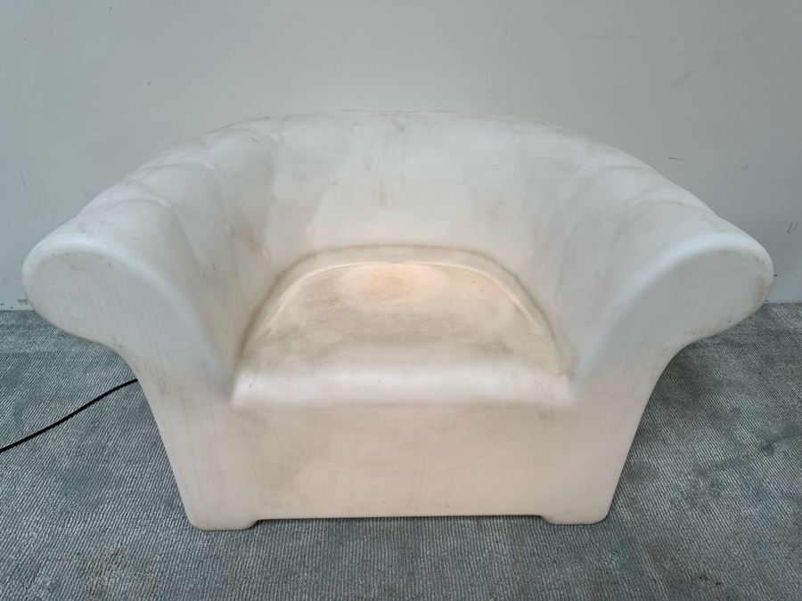 Serralunga Light Up Seat For Design Within Reach Plastic Lighted Armchair Lounge Chair Outdoor Patio Furniture 46W X 30D X 26H [Photo 4]