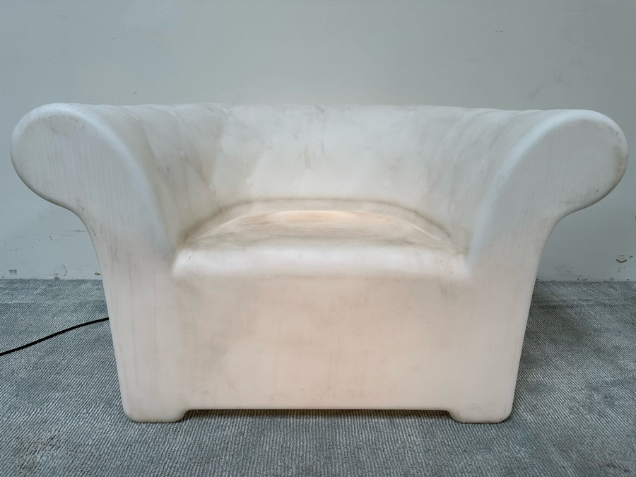 Serralunga Light Up Seat For Design Within Reach Plastic Lighted Armchair Lounge Chair Outdoor Patio Furniture 46W X 30D X 26H [Photo 2]