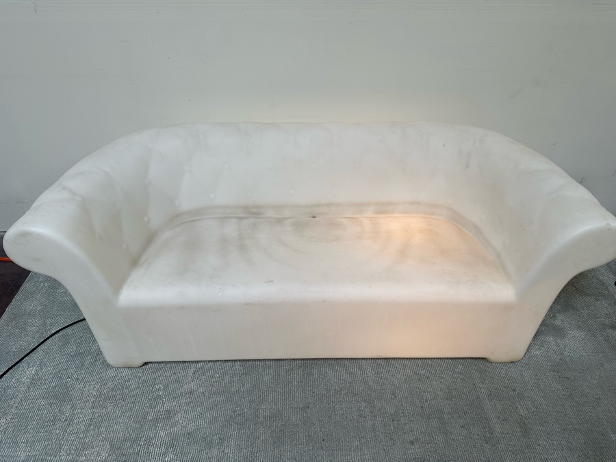 Serralunga Light Up Sofa For Design Within Reach Plastic Lighted Sofa Outdoor Patio Furniture 74W X 30D X 26H [Photo 5]