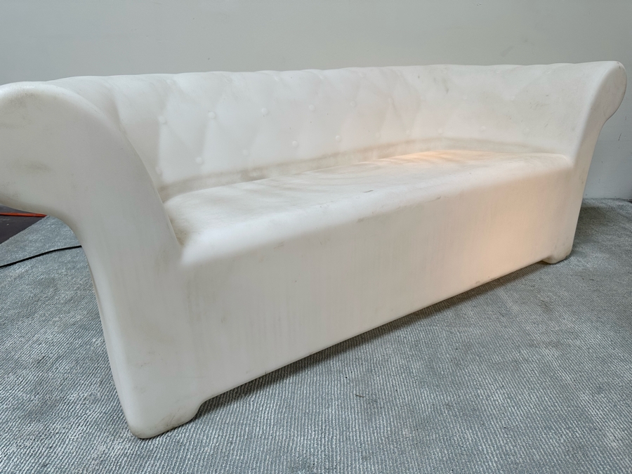 Serralunga Light Up Sofa For Design Within Reach Plastic Lighted Sofa Outdoor Patio Furniture 74W X 30D X 26H [Photo 7]