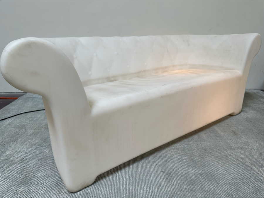 Serralunga Light Up Sofa For Design Within Reach Plastic Lighted Sofa Outdoor Patio Furniture 74W X 30D X 26H [Photo 6]