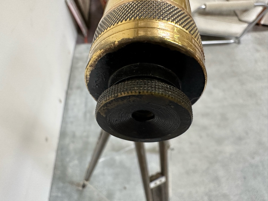Vintage Brass Surveyor With Tripod Stand 24W X 58H [Photo 10]