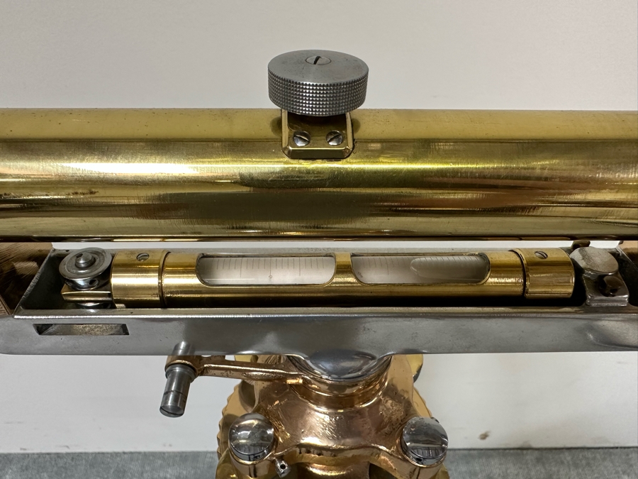 Vintage Brass Surveyor With Tripod Stand 24W X 58H [Photo 7]