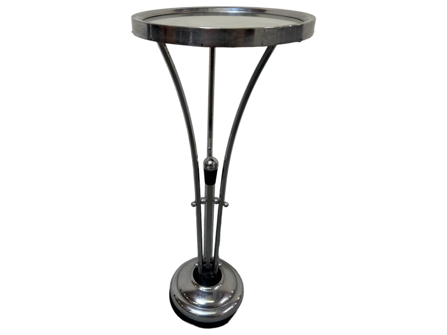 Vintage Art Deco Side Martini Table With Mirrored Top 10W X 25H [Photo 1]