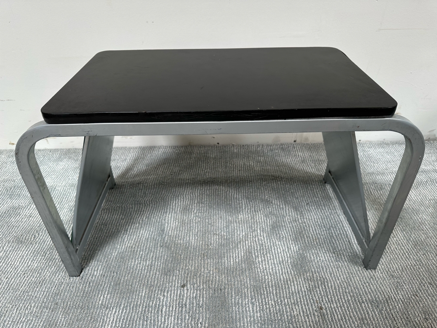 Vintage Shoe Bench With Angled Side Mirrors 30W X 14.5D X 17.5H [Photo 3]