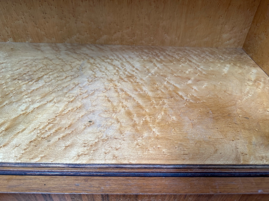 Vintage Art Deco Sideboard Cabinet With Silverware Drawer 79W X 17D X 58H [Photo 12]