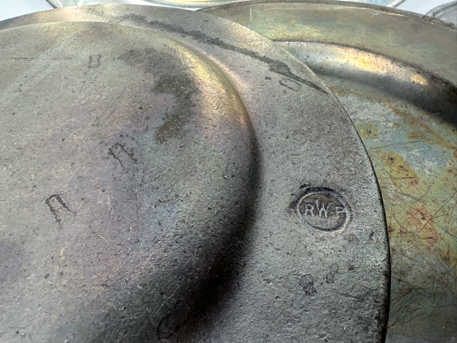 Collection Of Vintage Wilton-Columbia Pewter Metalware Charger Plates, Dishes, Bowls And Serving Tray [Photo 10]