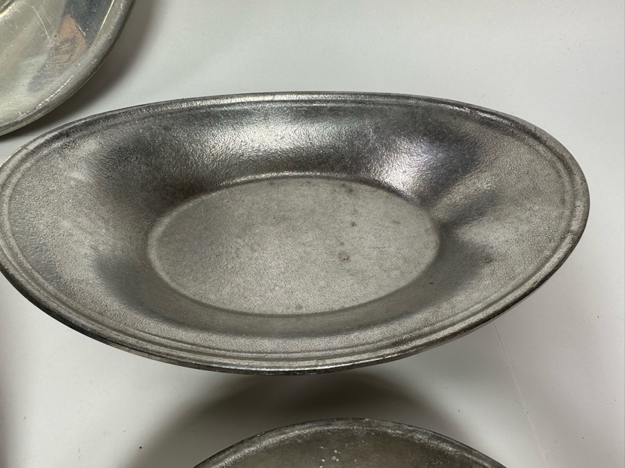Collection Of Vintage Wilton-Columbia Pewter Metalware Charger Plates, Dishes, Bowls And Serving Tray [Photo 15]