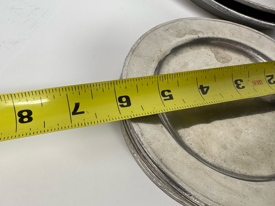 Collection Of Vintage Wilton-Columbia Pewter Metalware Charger Plates, Dishes, Bowls And Serving Tray [Photo 21]