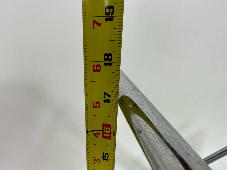 Vintage Folding Chrome Magazine Rack 20W X 14D X 18H [Photo 9]