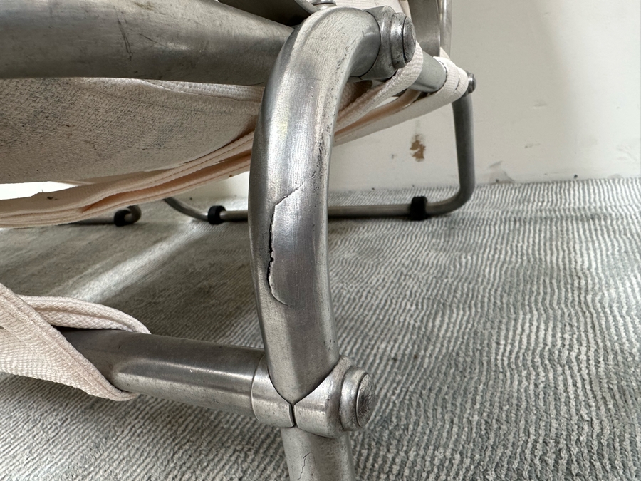 Warren McArthur Vintage Art Deco Very Rare Armchairs With Hockey Puck Feet, A Pair - See Photos For Several Blemishes 29W X 37D X 32H [Photo 19]