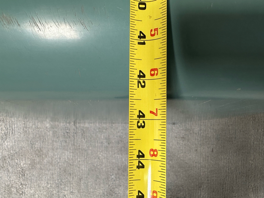 Norman Bel Geddes Vintage Art Deco Machine Age Metal Two-Tone Three-Drawer Desk By Simmons 43W X 21D X 29.5H [Photo 13]