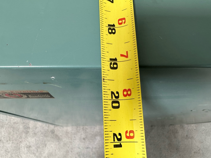 Norman Bel Geddes Vintage Art Deco Machine Age Metal Bedroom Set: Pair Of Highboy Dressers 33.5W X 19D X 40.5H And Pair Of Matching Nightstands Side Tables 16W X 16D X 28H By Simmons Furniture [Photo 21]