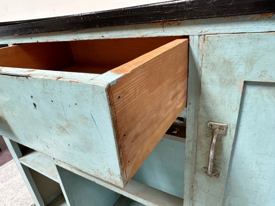 Vintage Art Deco Train Car Mirrored Bar 53W X 24D X 42H By Ganger Inc, 56 W. 45 St, New York With Matching Art Deco Etched Glass Period Mirror 36 X 32 (Shown In Additional Photos) - See Photos [Photo 16]