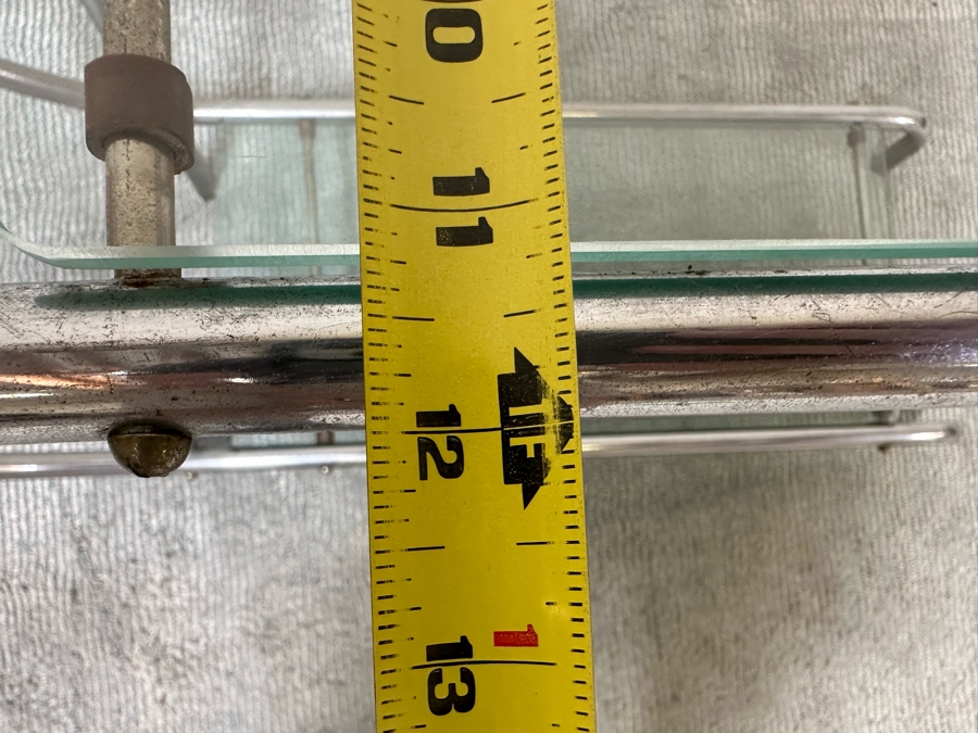 Vintage Art Deco Machine Age Chrome Tubular Support Etagere For Plants Attributed To Emile Guyot For Thonet 42W X 12D X 22H [Photo 16]