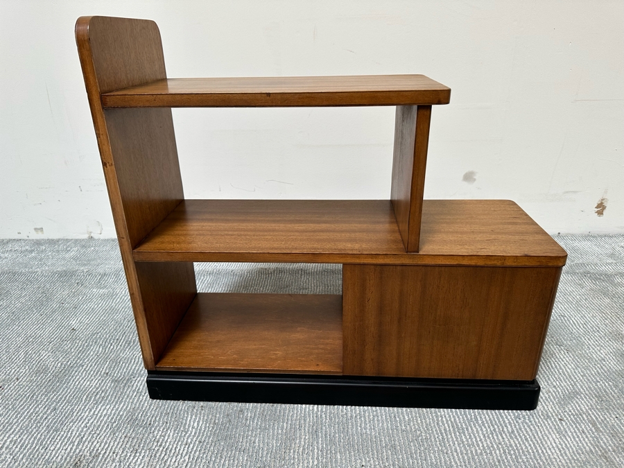 Vintage Art Deco Bookcase Bookshelf With Pair Of Drawers 27.5W X 11D X 25.5H [Photo 8]