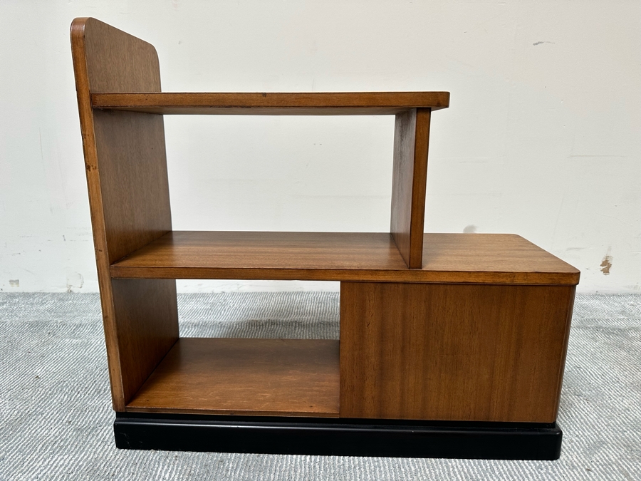 Vintage Art Deco Bookcase Bookshelf With Pair Of Drawers 27.5W X 11D X 25.5H [Photo 7]